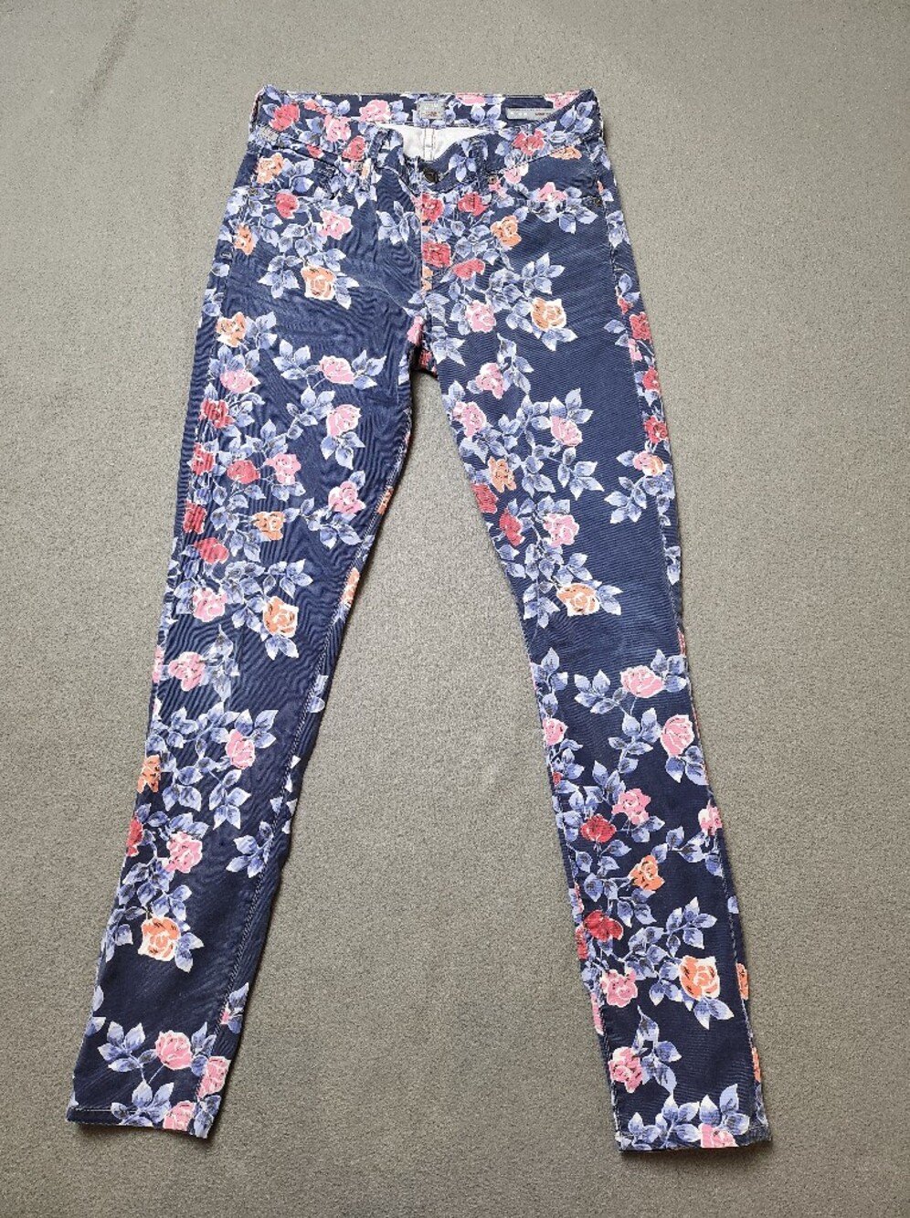 Citizens Of Humanity Mandy High Waist Retro Slim Floral Jeans Size 26 USA